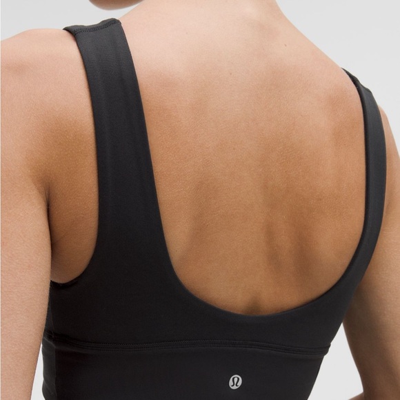 Lululemon Align V-Neck Bra A/B Black Size 6 - Picture 3 of 5